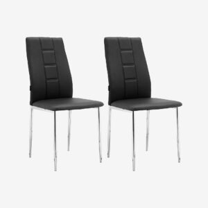 Loft24 – Matstol 2Pk Edita – Svart – Stolar – Från Homeroom