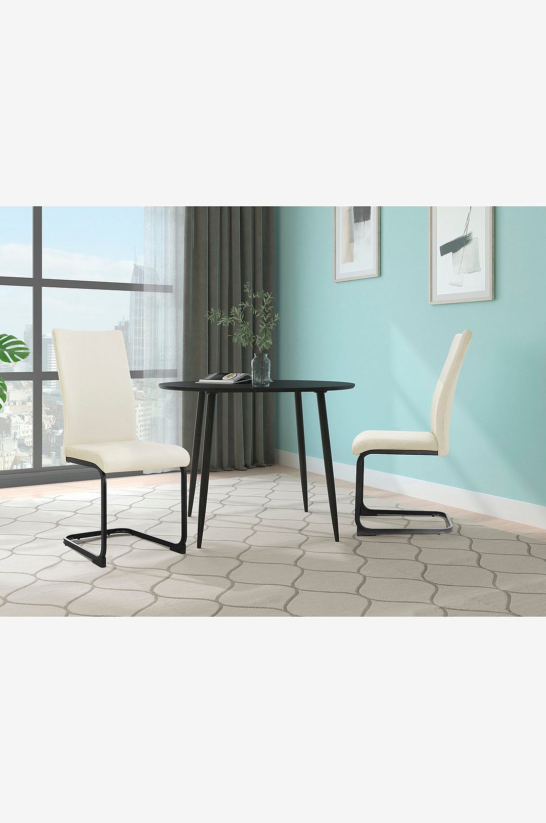 Loft24 – Matstol 2Pk Sia – Vit – Stolar – Från Homeroom