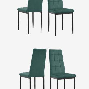 Loft24 – Matstol 4 Pk Becca – Grön – Stolar – Från Homeroom