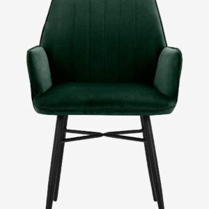 Loft24 – Matstol med armstöd ANZO, 2-pack – Grön – Karmstolar – Från Homeroom