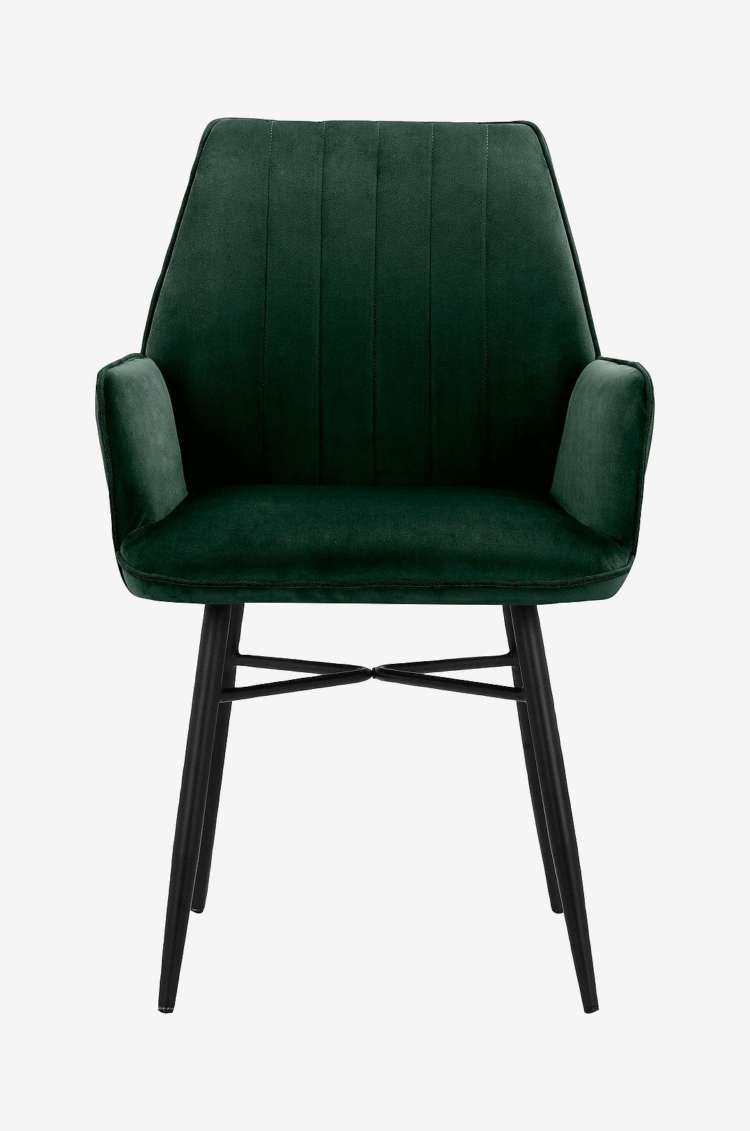 Loft24 – Matstol med armstöd ANZO, 2-pack – Grön – Karmstolar – Från Homeroom