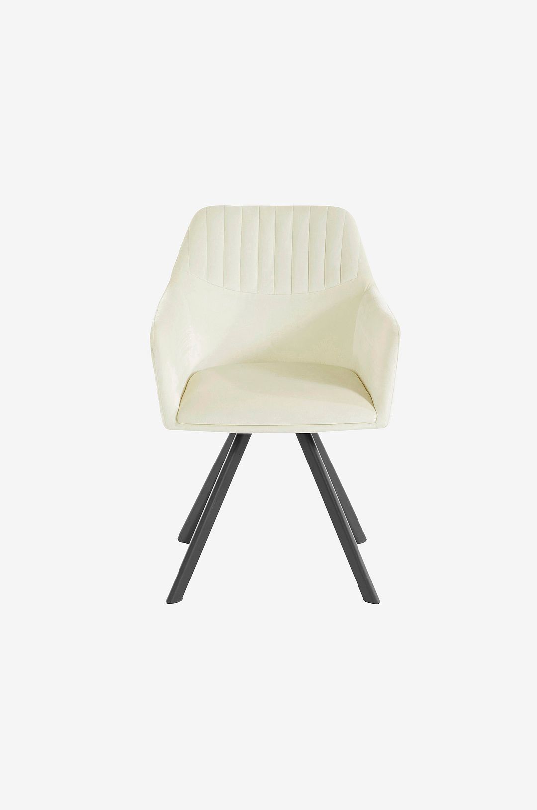 Loft24 – Matstol med armstöd BELLA, 2-pack – Vit – Karmstolar – Från Homeroom