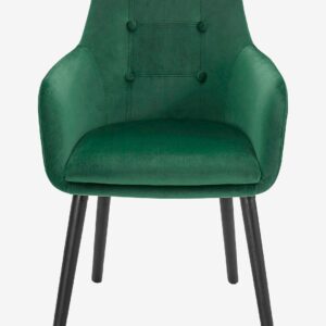 Loft24 – Matstol med armstöd Bradford – Grön – Karmstolar – Från Homeroom