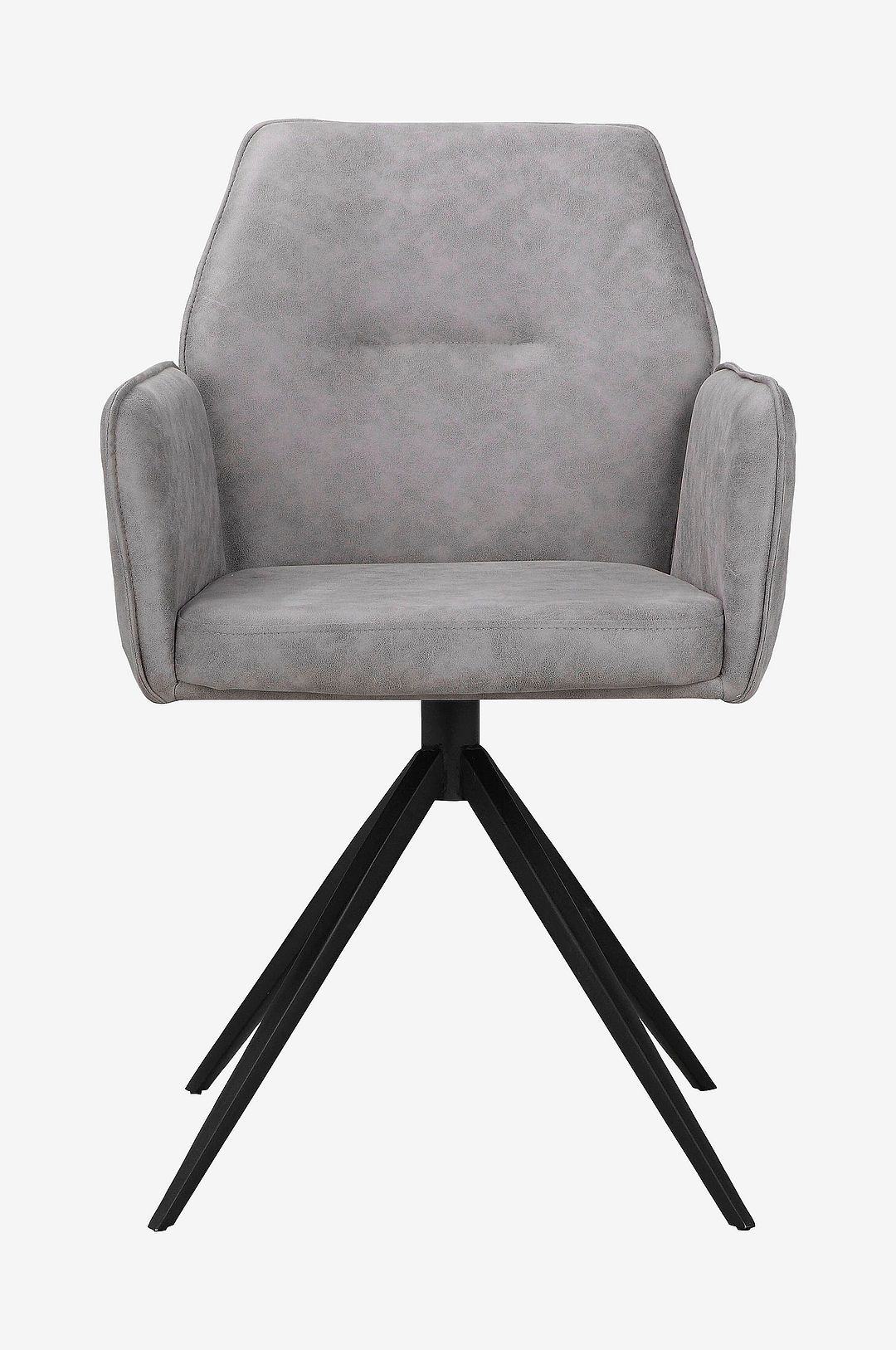 Loft24 – Matstol med armstöd CAPO, 2-pack – Grå – Karmstolar – Från Homeroom