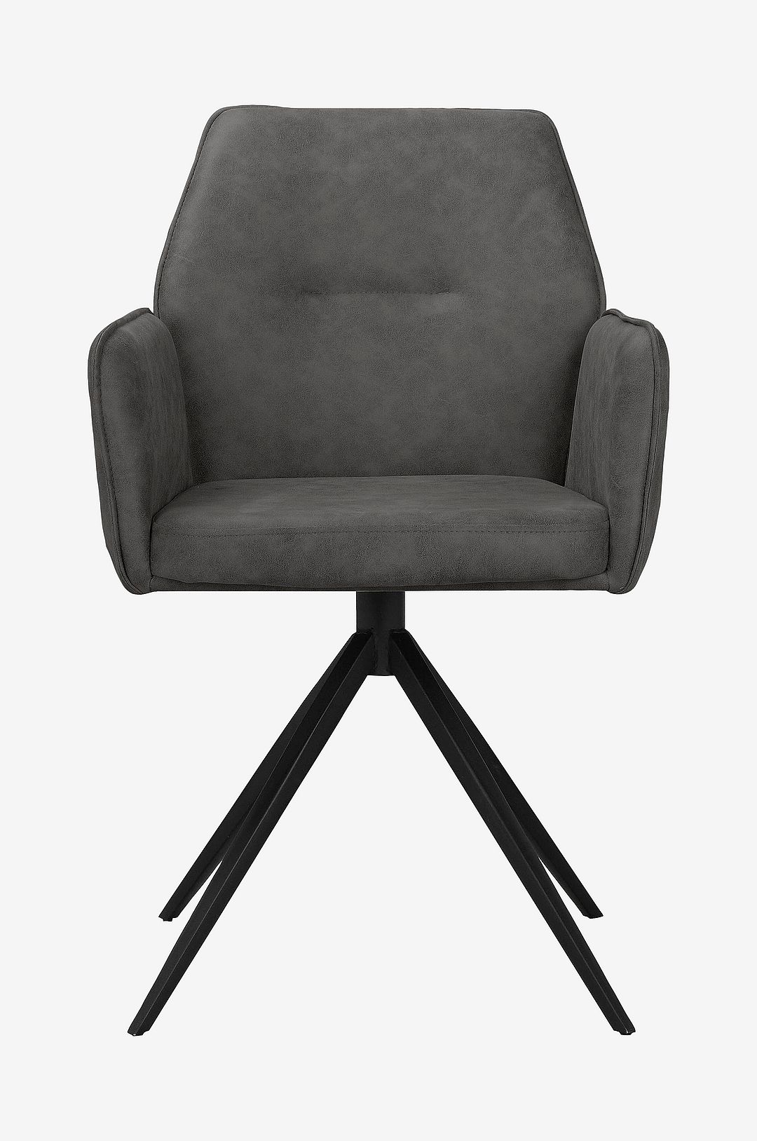 Loft24 – Matstol med armstöd CAPO, 2-pack – Grå – Karmstolar – Från Homeroom