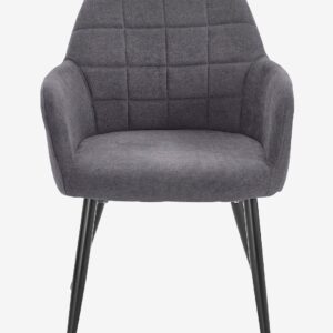 Loft24 – Matstol med armstöd MARA, 2-pack – Grå – Karmstolar – Från Homeroom