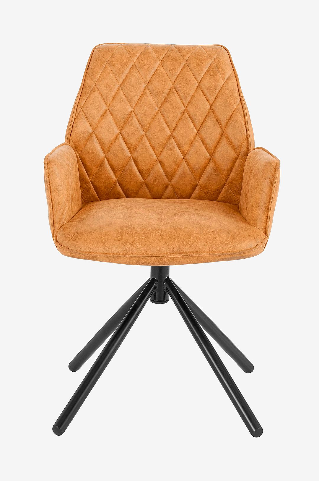 Loft24 – Matstol med armstöd PRESTON, 2-pack – Brun – Karmstolar – Från Homeroom