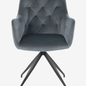 Loft24 – Matstol med armstöd TINA, 2-pack – Grå – Karmstolar – Från Homeroom