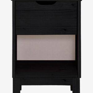 Loft24 – Nattduksbord Post Nako 1 låda – Svart – Sängbord – Från Homeroom