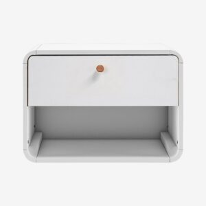 Loft24 – Sängbord Cassie – Vit – Sängbord – Från Homeroom