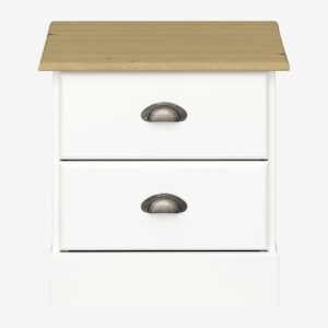 Loft24 – Sängbord Lorca – Vit – Sängbord – Från Homeroom