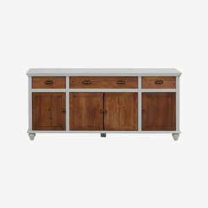 Loft24 – Skänk 3 lådor 4 dörrar Hanna – Grå – Skänkar & sideboards – Från Homeroom