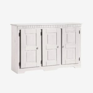 Loft24 – Skänk Lisa 3 Dörrar – Vit – Skänkar & sideboards – Från Homeroom