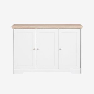 Loft24 – Skänk Nanna 3 Dörrar – Vit – Skänkar & sideboards – Från Homeroom