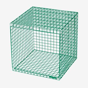 Loft24 – Skänk Wire Cubic – Grön – Avlastningsbord & sidobord – Från Homeroom