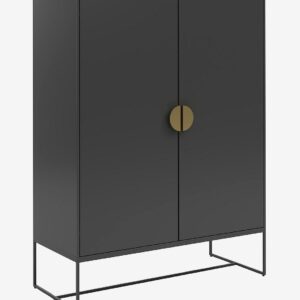 Loft24 – Skåp med 2 dörrar Asia – Grå – Byråar – Från Homeroom