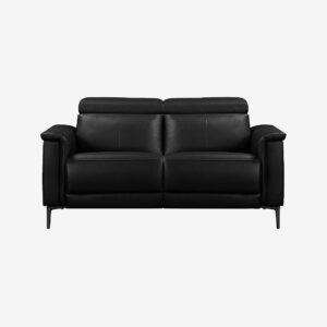 Loft24 – Soffa 2 Sits 1 Recliner Elektrisk Lund – Svart – 2-sits soffor – Från Homeroom