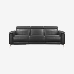 Loft24 – Soffa 3-sits soffa med 2 manuella vilstolar Lund – Grå – 3-sits soffor – Från Homeroom