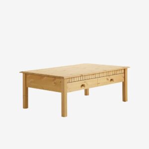 Loft24 – Soffbord 2 lådor Lisa – Brun – Soffbord – Från Homeroom