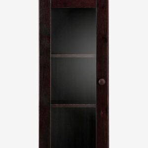 Loft24 – Väggskåp Cubrix 1 glasdörr – Brun – Skåp – Från Homeroom