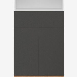 Loft24 – Väggskåp Mirza 2 dörrar/1 låda – Flerfärgad – Skåp – Från Homeroom