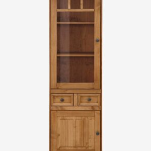 Loft24 – Vitrin Melissa 1 glasdörr/1 trädörr – Brun – Skåp – Från Homeroom