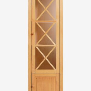 Loft24 – Vitrinskåp Lisa 1 glasdörr/1 dörr – Brun – Skåp – Från Homeroom