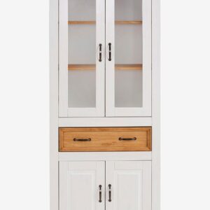 Loft24 – Vitrinskåp Selma 2 Dörrar + 2 Dörrar – Vit – Skåp – Från Homeroom