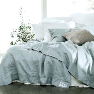 Lovely Linen Misty Örngott 40×80 Svart