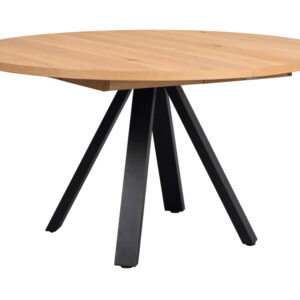 MADDOCK Matbord 135 Ek/Svart