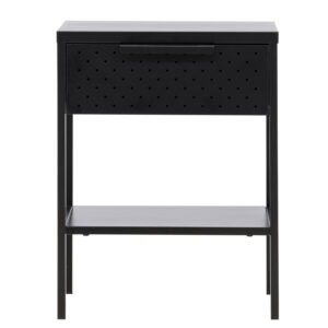 MAJVOR Sängbord Svart