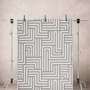 MALCON utomhusmatta Grå/naturvit