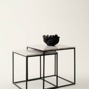 MALMA sidobord 2-pack Svart