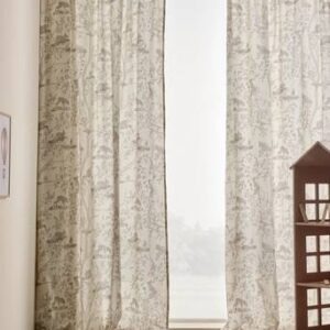 MALOU multifunktionsgardin 2-pack ekologisk Beige