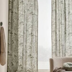 MALOU multifunktionsgardin 2-pack ekologisk Grön