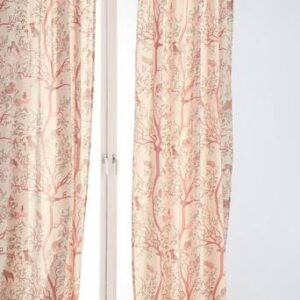 MALOU multifunktionsgardin 2-pack ekologisk Rosa