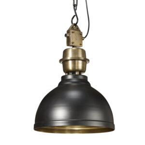 MANCHESTER Taklampa Svart/Mässing 35 cm