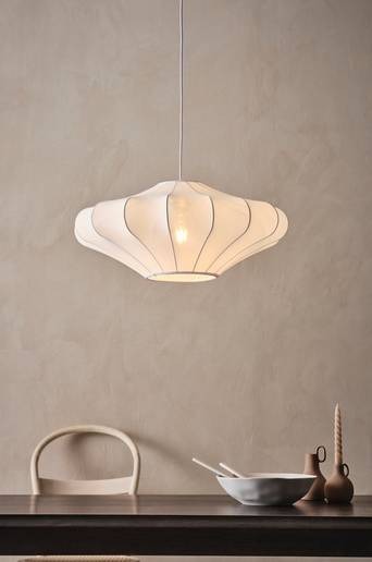 MARGAUX taklampa Vit/mässing