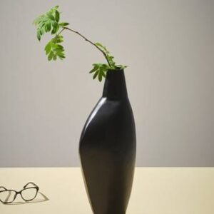 MARGOT vas – höjd 43 cm Mattsvart