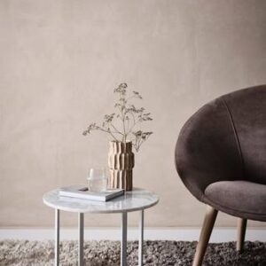 MARIBO sidobord ø 45cm Vit