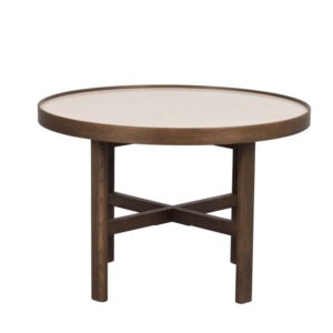 MARSDEN Soffbord Beige Keramik/Brun EK