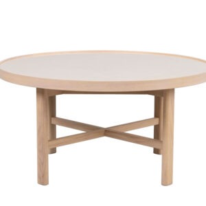 MARSDEN Soffbord Keramik/Vitmigmenterad Ek