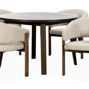 MATILDA 120-220/NODA Matgrupp 4 Stolar Brun