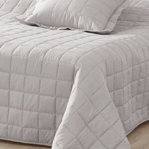 MATILDA överkast – dubbelsäng 260×260 cm Vit/ljusgrå