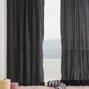 MEAUX multifunktionsgardin 2-pack Svart