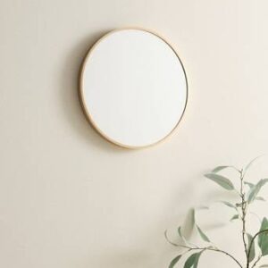 MEGHAN spegel ø 40 cm Guld