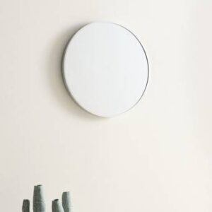 MEGHAN spegel ø 40 cm Silver