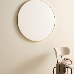 MEGHAN spegel ø 80 cm Guld