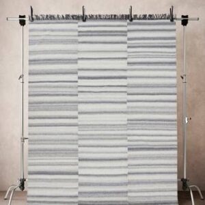 MELLA ullmatta 200×300 cm Silver