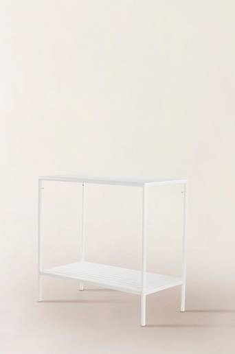 MENTON avlastningsbord 50×100 cm Vit